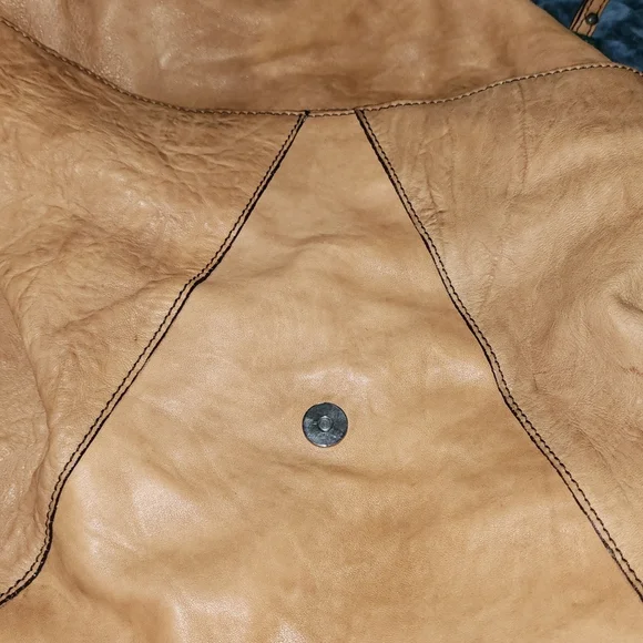 Leather boho bag - Picture 2 of 3